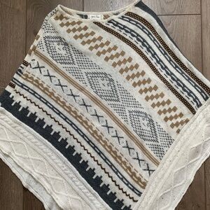 Uniquely designed poncho!